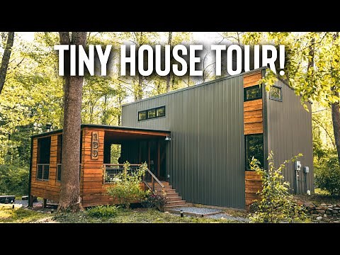 2 Story Family TINY HOUSE TOUR! | Mod Cabin Tiny Home!
