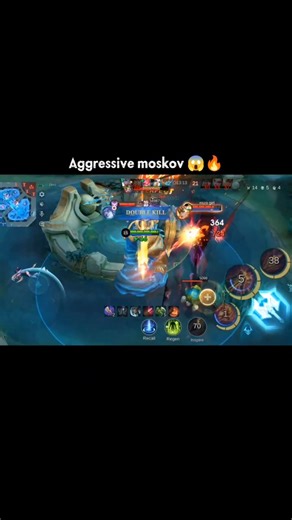 AGGRESSIVE MOSKOV 😱🔥 #mobilelegends #moskovtop1global #mlbb #moskovgameplay #moskov