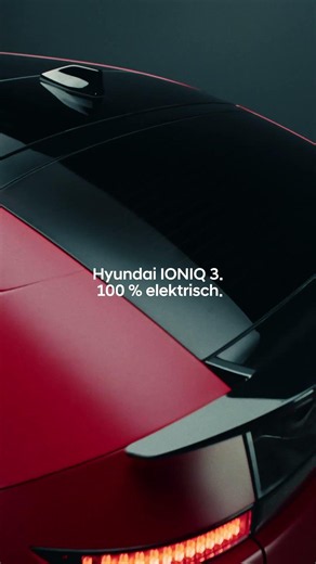 Durchdachtes Design, clevere Features. Hyundai IONIQ 3.