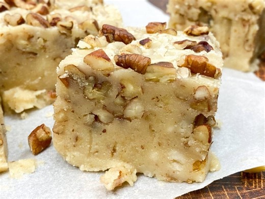 356K views · 4.7K reactions | Warning: this butter pecan fudge is seriously addictive! 襤 It's rich, creamy, and packed with buttery pecan flavor. You've been warned! Give this EASY fudge a try today! #butterpecanfudge #fudge ✅ Comment RECIPE and I’ll DM it on over! https://www.backtomysouthernroots.com/butter-pecan-fudge/ | Back To My Southern Roots | Facebook