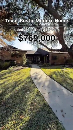 Rustic Modern Texas Home 🏡🔥 | Luxury Meets Warm Design