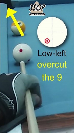 Reverse Draw Power Pool Technique #shorts #draw #stroke #pool #technique #lesson #ssop