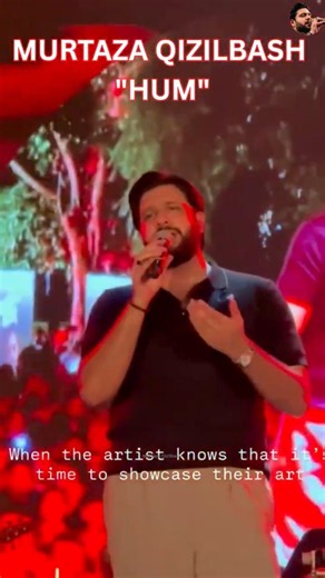 HUM LIVE - Murtaza Qizilbash in Karachi 🔥❤️ | The Crowd Was Electric! #Shorts