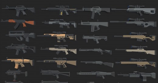 Low-Poly Modern Weapon Pack | 3D Guns | Unity Asset Store