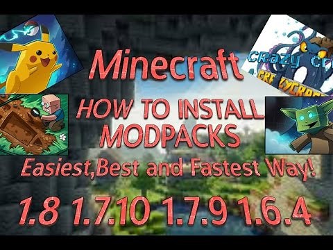 Minecraft How To Download Crazy Craft 3.0 And More! Easiest , Fastest and Best Way!