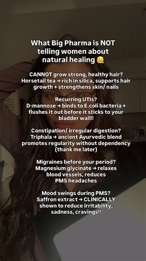 Ariana Medizade on Instagram: "Told by a pharmacist who doesn’t gatekeep 🤭 my holy grail stack lately? Nettle + horsetail tea for hair growth!! horsetail is rich in silica, which strengthens hair, nails, and skin. nettle is extremely mineral rich which helps support hair growth (and healthy skin) 🩷"