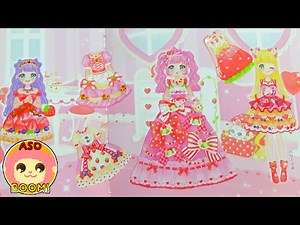 KiraKira☆PreCure♥twin Princess Play dress up with full of sweets 100 dresses!! Kids Anime Toy