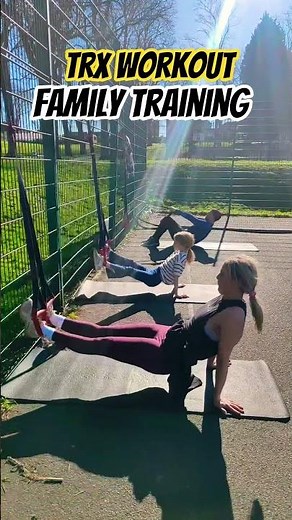 Trx Workout 💪🏽 Family Training 🙂💪🏽 #motivation #training #gym #workout #fitness #sports #fit #pt
