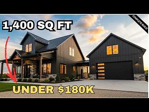 1,400 Sq Ft Barndominium with Garage Loft Under $180K - Complete Cost Breakdown 2026