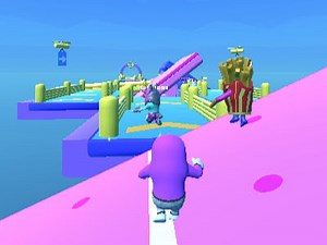 Fall Guys And Fall Girls Knockdown 🕹️ Online Game | Gameflare.com