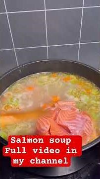 Easy to make salmon soup