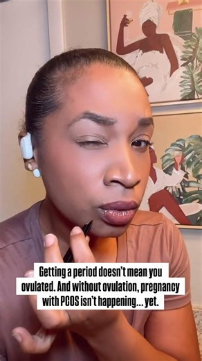 I know it can feel like relief when your period finally shows up after 42 days, 57 days, or one of