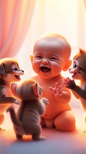 1“Bald Baby Dancing with Dog, Monkey & Cat – Cutest Dance Ever!” #twinkies #doxiemom