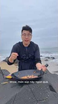 Hải Sản Mì Cay Ăn Ngoài Biển #catchandcook #wildseafood