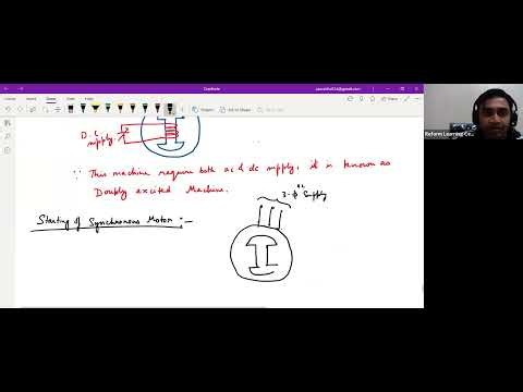 Synchronous motor for offline class