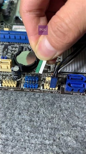 Front Panel Connectors Guide How to Connect Front Panel to ASRock H61 Motherboard #shorts #pgg