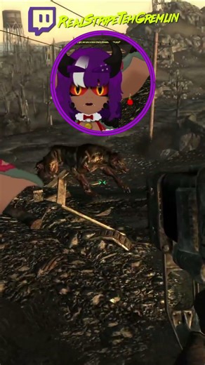 That was Bear-y Close! #vtuberclips #gremlin #vtuber #stripe #fallout3 #falloutmemes #fallout #fo3