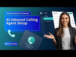 How to Set Up an AI Inbound Calling Agent in Under 2 Minutes | Knock Knock App