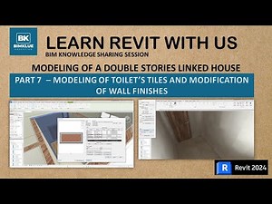 REVIT - ARCHITECTURE MODELING - WALL AND FLOOR TILES & MODIFICATION OF MATERIAL LAYERS