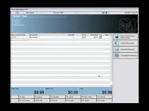 Microsoft Retail Management Transaction Demo