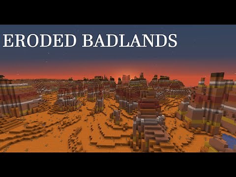 Biome Review - Eroded Badlands - MineCraft