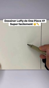 Voilà comment faire un #dessin de #luffy dans #onepiece ! Livre pour apprendre à dessiner des mangas toujours disponible ! | Dessin Facile