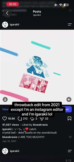 Igarakii Style Throwback Edit 2021 | Instagram Editor