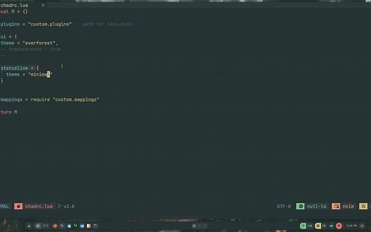 NvChad UI动态自动加载 | Neovim