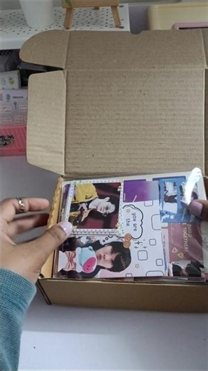 Pack a BTS Deluxe scoop order with me💜#bts #luckyscoop #mysterybox #mysteryscoop #btsmerch #btsindia