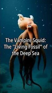 The Vampire Squid: The "Living Fossil" of the Deep Sea