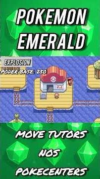 Move Tutors nos Centros Pokemon - Pokemon Emerald