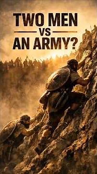 What happens when two soldiers climb a cliff and attack an army of thousands? #shorts s