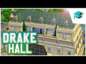 📚 RENOVATING DRAKE HALL 🎒 Rebuild Britechester || The Sims 4: Speed Build