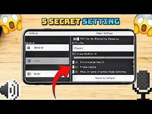 “5 SECRET SETTING IN MINECRAFT |THAT CHANGE EVERYTHING!”😱