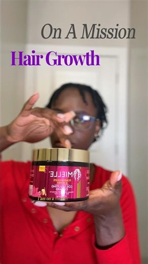 Hair growth update, using curl cream from ​⁠‪@MielleTV‬ . #growmyaccount #hairgrowthjourney #4chair