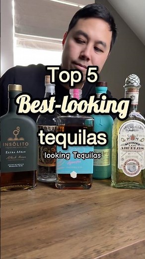 Top 5 best looking tequila bottles (style and design only)