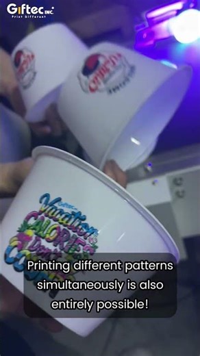 No Plate Making! UV Single Pass Side Logo Digital Printer for Disposable Plsatic Cup CMYK Printing