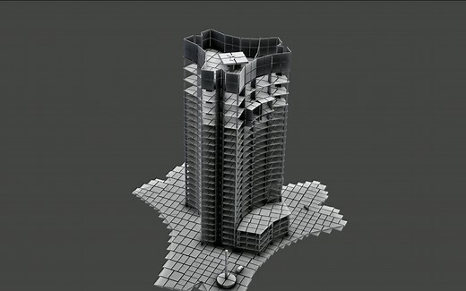 【建筑灾害模拟】12栋不同建筑遭遇圣安德列斯断层8.3级大地震（作者：EarthquakeSim）