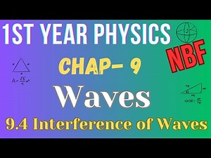 9.4 Interference of Waves |Chapter 9 |Class 11 |Physics | National Book Foundation
