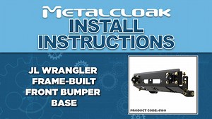 How to Install: Front Bumper Base for the JL Wrangler & JT Gladiator.