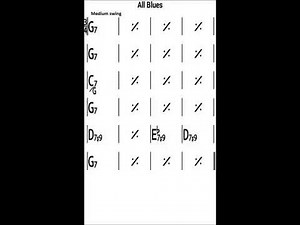 All Blues (bassless backing track)