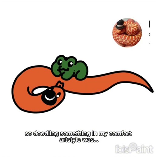 Draw Daily 14/365 - Frog and Snake