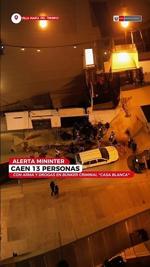 VMT: PNP interviene búnker criminal y detiene a 13 personas con arma de fuego y drogas