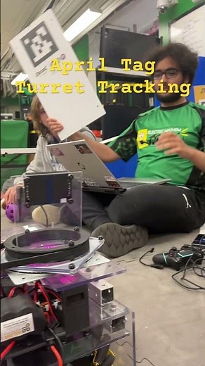 12736 DECODE: April Tag Turret Tracking | #shorts #ftc #decode #apriltag #vison #first #robotics