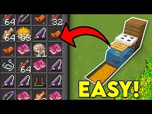 Minecraft's Easiest AFK Fish Farm | 1.21.4+ #minecraft