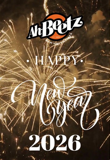 Happy New Year Ah-Beetz nation! All Ah-Beetz locations are closed today. #apizza #newhaven #ahbeetz #franchise