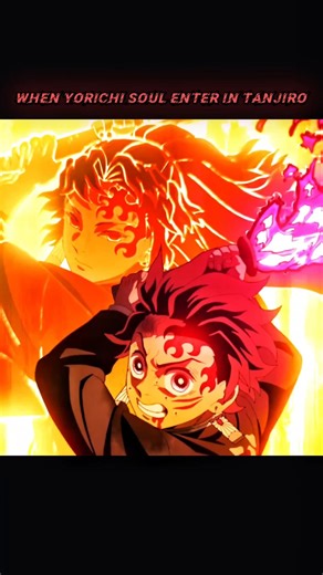 When Yoriichi's Soul entered in Tanjiro ☠️🥶.... #anime #tanjiro #demonslayer
