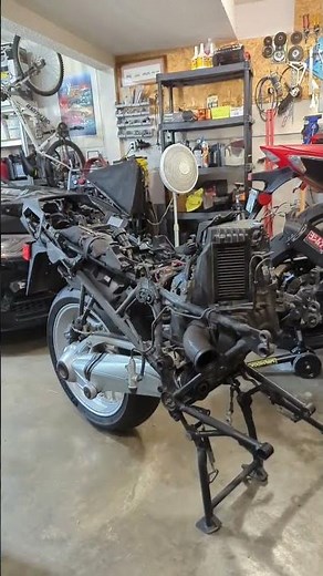 Just some routine BMW motorcycle maintenance #motorrad #r1200rt