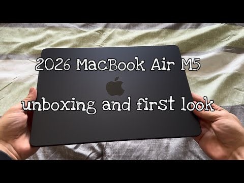 I Got the Midnight MacBook Air… Here’s the Full Unboxing! 🌑