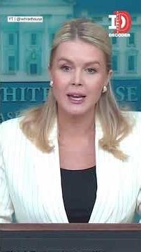 WH Secretary Leavitt Defends Trump’s Threat to Block Gordie Howe Bridge Built With US Labour